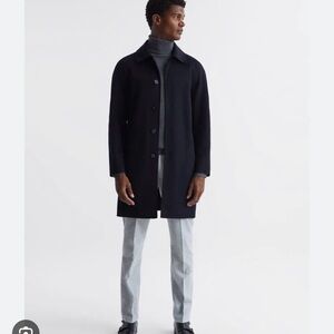 Reiss Raglan Sleeve Overcoat